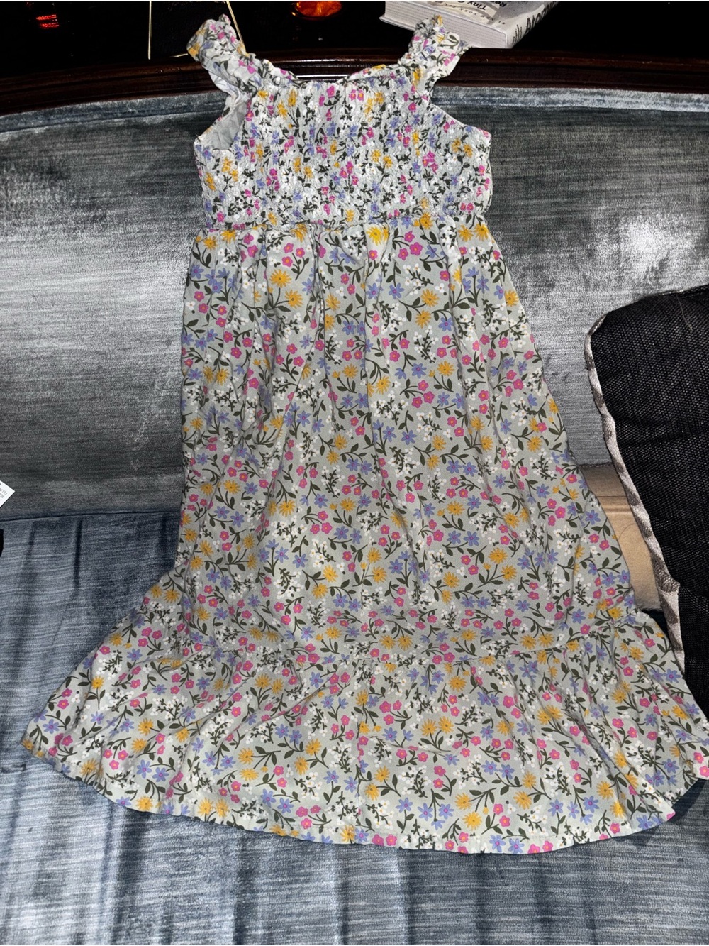 Girls Floral Sundress - multi color floral